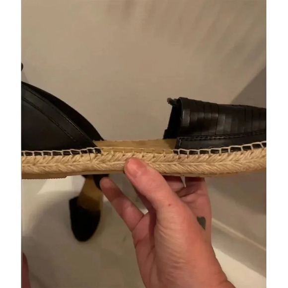 DV by Dolce Vita Women's Black Slip-On Espadrilles Size 7.5 Summer Flats - Picture 2 of 12